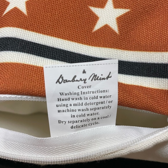 Texas Longhorns Danbury Mint Vintage Pillow - Picture 2 of 5